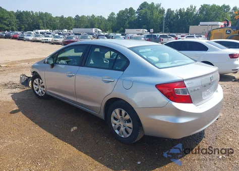 2012 Honda Civic Lx from USA, damaged, VIN 19XFB2F52CE078729